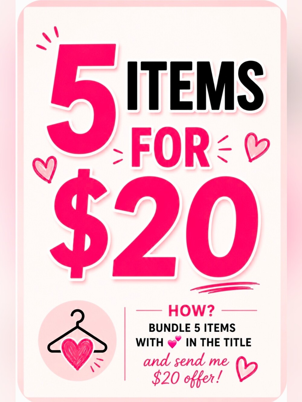 💕Bundle and Save💕